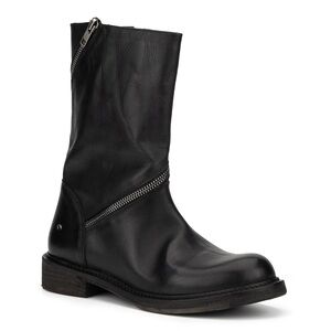 Elegant Black Leather Ankle Boots